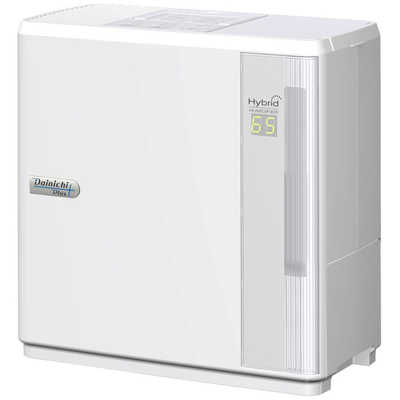 24時間限定タイムセール ダイニチ工業 ハイブリッド式加湿器 Dainichi Plus ホワイト 加湿器