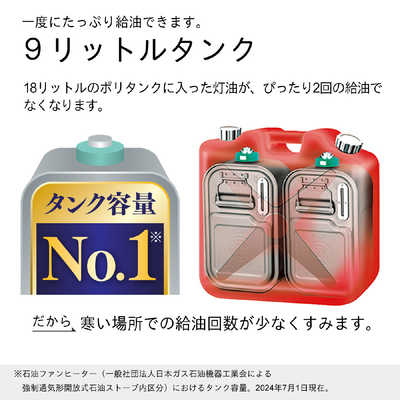 ダイニチ工業 石油ファンヒーター LSタイプ 木造15畳まで コンクリート