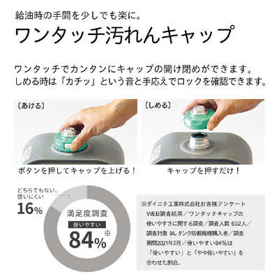 ダイニチ工業 石油ファンヒーター LSタイプ 木造15畳まで コンクリート