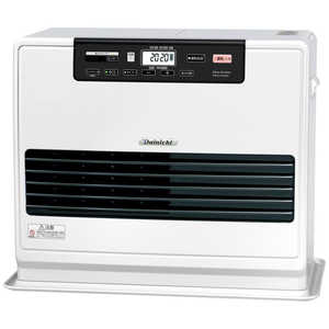 ダイニチ工業 石油ファンヒーター(適用畳数17畳～24畳/タンク容量9.0L) ［木造17畳まで /コンクリート24畳まで］ クールホワイト FW-6724SDX-W