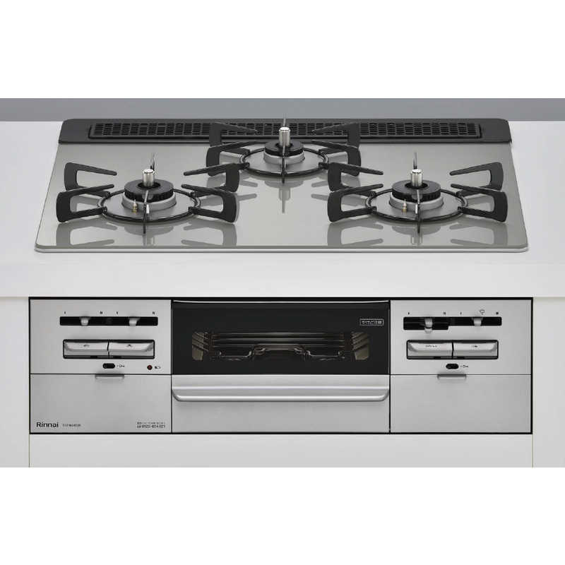 リンナイ　Rinnai リンナイ　Rinnai SENCE(センス) ガラストップ(シルキーシルバー色) 水無し両面焼きグリル 幅60cmタイプ [都市ガス12･13A /左右強火] (宅配商品) RX31W36T2RW RX31W36T2RW