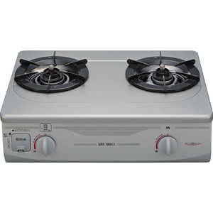 リンナイ Rinnai ガステーブル コンロ コンパクト グリルなしタイプ シルバー [約56cm/都市ガス12・13A/左強火] RTS-336-2FTS(SL)A-L