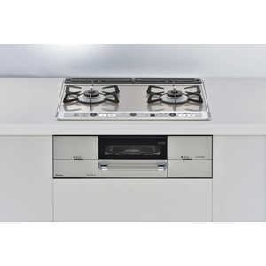 リンナイ Rinnai ビルトインガスコンロ レンジフード連動タイプ Udea ef(ユーディア・エフ) [約60cm /都市ガス12・13A /右強火] ミストシルバー (宅配商品) RHS2