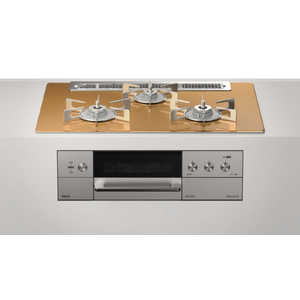 リンナイ Rinnai ビルトインガスコンロ 【付属品】ココットプレート DELICIA デリシア スパークリングカッパー [約75cm /プロパンガス /左右強火] (宅配商品) RH