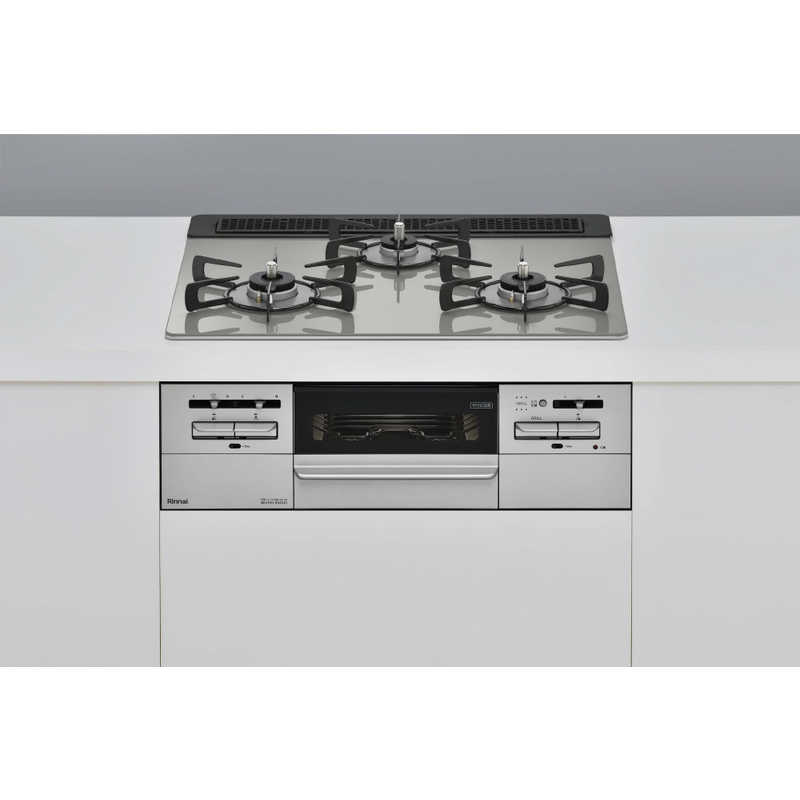 リンナイ　Rinnai リンナイ　Rinnai ビルトインガスコンロ ココットプレート付属［同等品：RS31W35T2DGAVW］ リンナイ シルキーシルバー [約60cm /プロパンガス /左右強火] (宅配商品) RX31W35T2DGAW RX31W35T2DGAW