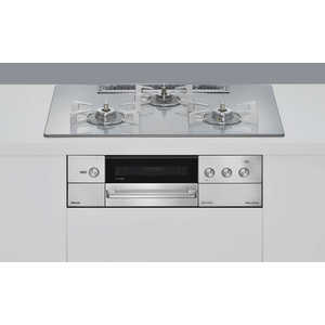 リンナイ Rinnai DELICIAシリーズ 3V乾電池タイプ [約75cm /プロパン /左右強火] (付属品)ザ・ココットラウンド、ココットプレート、トースト・ピザプレート ア