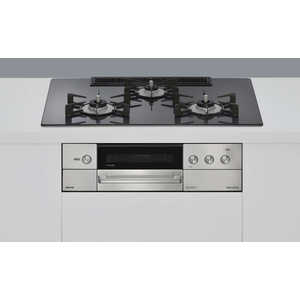 リンナイ Rinnai DELICIAシリーズ 3V乾電池タイプ [約75cm /プロパン /左右強火] (付属品)ザ・ココット、ココットプレート、トースト・ピザプレート ツイードシ