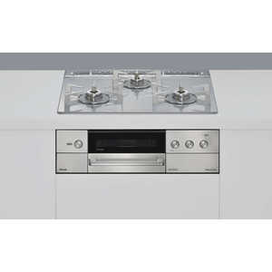 リンナイ Rinnai DELICIAシリーズ 3V乾電池タイプ [約60cm /都市12・13A /左右強火] (付属品)ザ・ココットラウンド、ココットプレート、トースト・ピザプレート