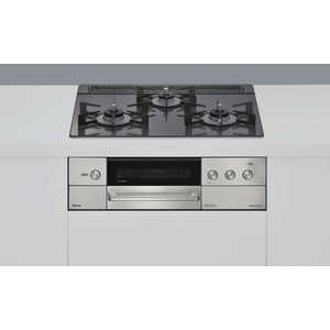 リンナイ Rinnai DELICIAシリーズ 3V乾電池タイプ [約60cm /都市12・13A /左右強火] (付属品)ザ・ココット、ココットプレート、トースト・ピザプレート ツイード