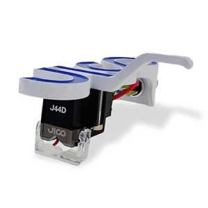 JICO オリジナルヘッドシェル付きMMカートリッジ 無垢丸針 OMNIA NUDE SH.J44D DJ IMP LOGO BLU A101659
