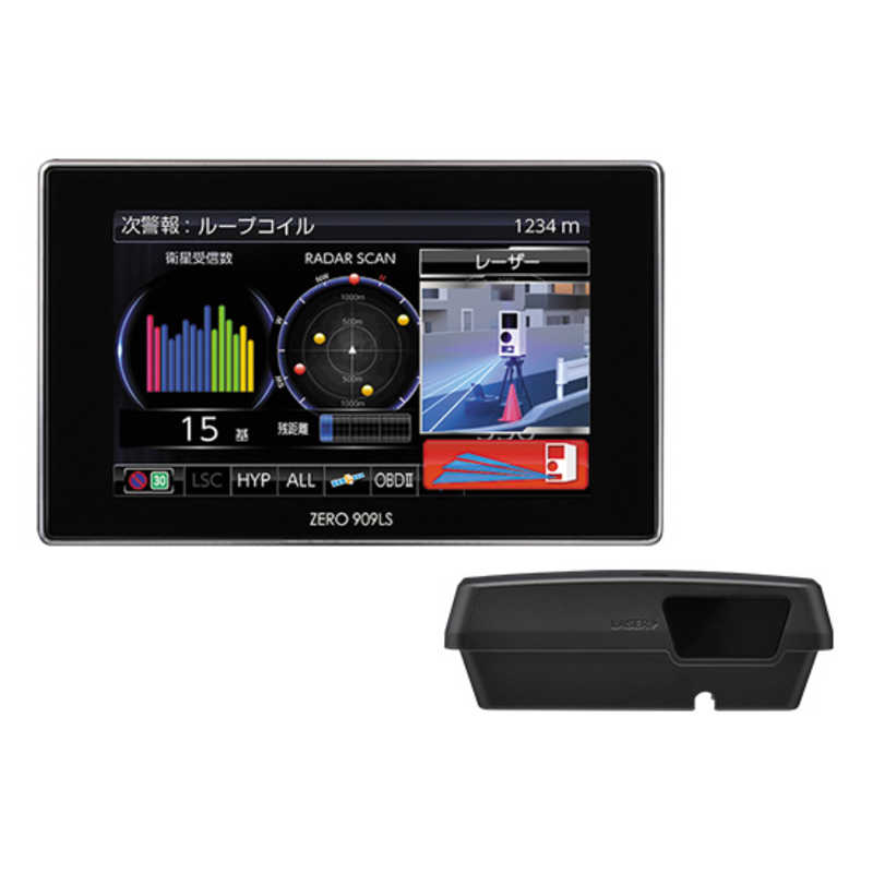 コムテック コムテック 新型レーザー式オービス対応 超高感度GPSレーザー&レーダー探知機 ZERO909LS ZERO909LS