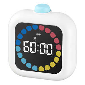 MAG デジタルタイマー機能搭載の目覚まし時計 知育タイマーデジ よーめる ［デジタル］ ホワイト TM613WH