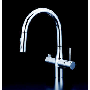 KVK ビルトイン浄水器用シングルシャワー付混合栓(撥水) KM6081ECHS KVK ビルトイン浄水器用シングルシャワー付混合栓(撥水) KM6081ECHS