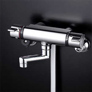 KVK サーモスタット式シャワー ワンストップシャワーヘッド・80mmパイプ付 KF800TNS2