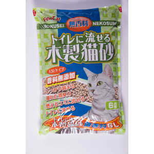 常陸化工 ファインキャット トイレに流せる木製猫砂 無香料 6L 