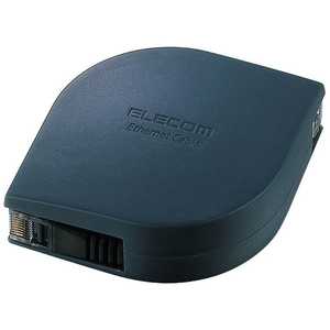 エレコム　ELECOM 携帯用ウルトラフラットLANケｰブル(ブラック) LD-MCTF/BK2