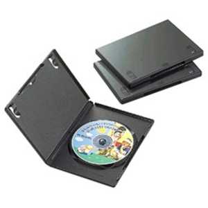 エレコム　ELECOM DVDトールケース(1枚収納/3枚セット)｢ブラック｣ CCD-DVD01BK