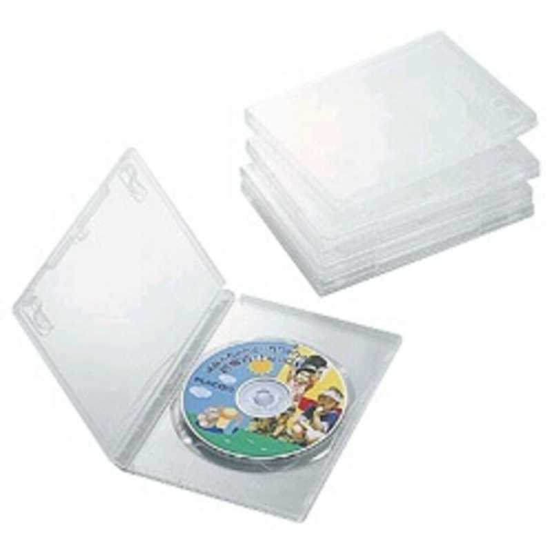 エレコム　ELECOM エレコム　ELECOM DVDトールケース(1枚収納/5枚セット)｢クリア｣ CCD-DVD02CR CCD-DVD02CR