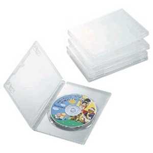 エレコム　ELECOM DVDトールケース(1枚収納/5枚セット)｢クリア｣ CCD-DVD02CR