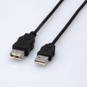 쥳 ELECOM 1.5m USB2.0Ĺ֥ AעΡA᥹ USBECOEA15