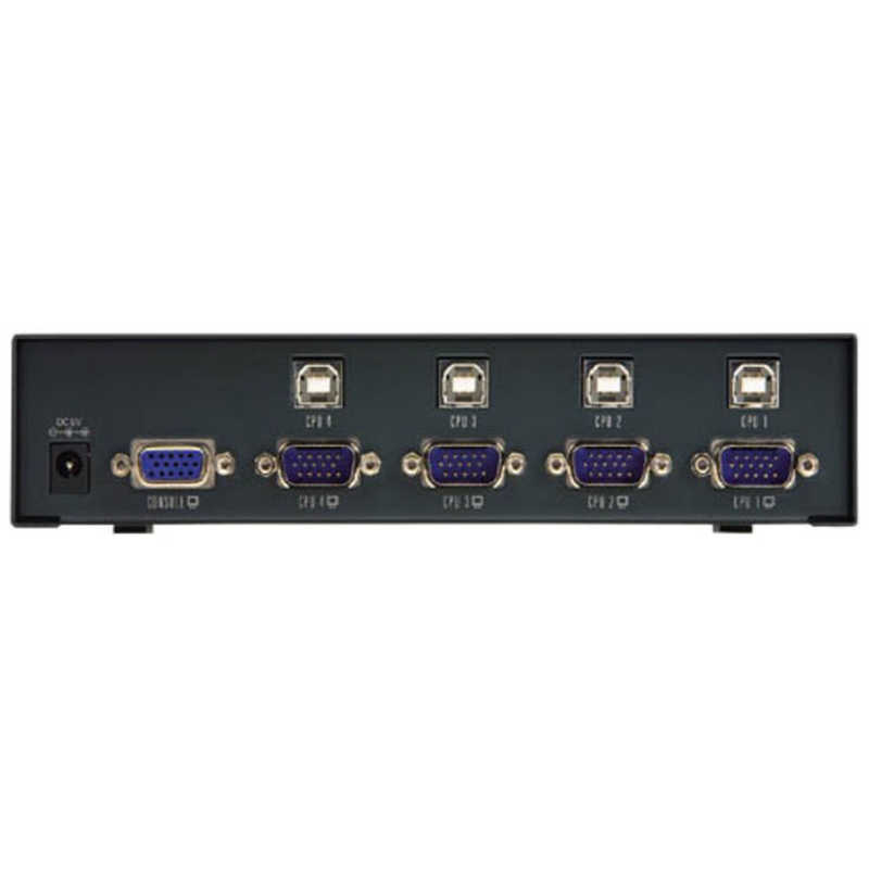 エレコム　ELECOM エレコム　ELECOM USB対応 パソコン切替器 4台切替 KVM-NVU4 [1入力 /4出力 /自動] KVM-NVU4 KVM-NVU4