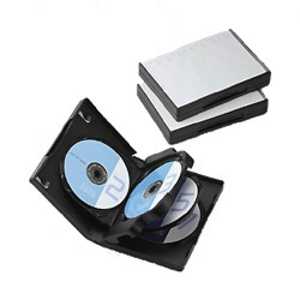 エレコム　ELECOM DVDトールケース 7枚収納×3 ブラック CCD-DVD10BK