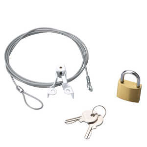 エレコム　ELECOM セキュリティワイヤー(φ2.2mm･1.7m) ESL5