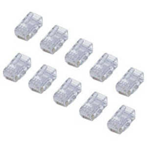 エレコム　ELECOM CAT6用RJコネクタ(10個セット) LD‐6RJ45T10