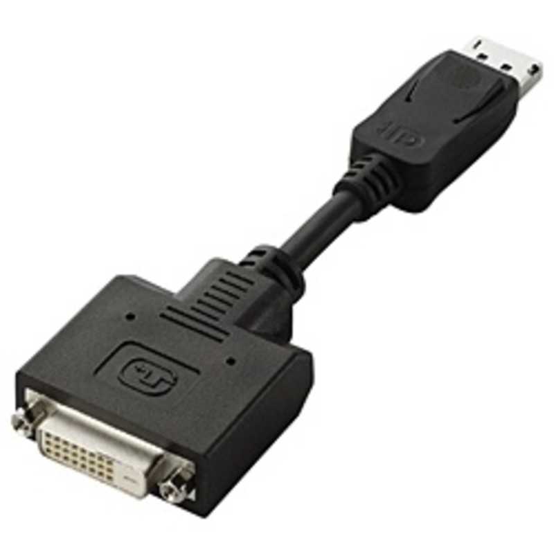 エレコム　ELECOM エレコム　ELECOM DisplayPort-DVI 変換アダプタ ブラック [0.15m /DVI⇔DisplayPort] AD-DPDBK AD-DPDBK