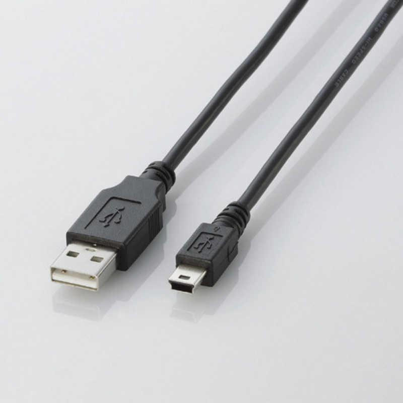 エレコム　ELECOM エレコム　ELECOM USB2.0ケーブル(mini-Bタイプ) ｢ブラック｣｢2m｣ U2C-M20BK U2C-M20BK