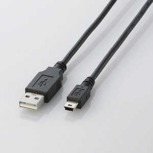쥳 ELECOM 3.0m USB2.0֥ AۢΡminiB U2C-M30BK