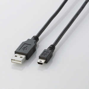 エレコム　ELECOM USB2.0ケーブル(mini-Bタイプ) ｢ブラック｣｢5m｣ U2C-M50BK