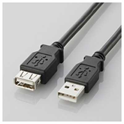 エレコム ELECOM USB-A延長ケーブル [USB-A オス→メス USB-A /0.5m