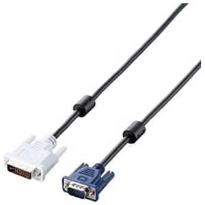 エレコム ELECOM DVI-D-Sub15ピン変換ケーブル「1.5M」 CAC-DVA15BK エレコム ELECOM DVI-D-Sub15ピン変換ケーブル「1.5M」 CAC-DVA15BK