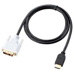 エレコム　ELECOM HDMI-DVI変換ケーブル［HDMI ⇔ DVI-D 24pin］ CAC-HTD15BK