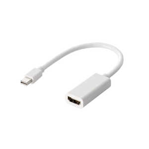 GR ELECOM Mini DisplayPort - HDMIϊA_v^ zCg [0.15m /HDMIminiDisplayPort] ADMDPHDMIWH