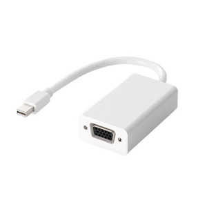 エレコム　ELECOM Mini DisplayPort - VGA変換アダプタ ホワイト [0.15m /miniDisplayPort⇔VGA] AD-MDPVGAWH