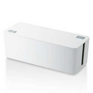 エレコム ELECOM ケーブルボックス 「幅400mm」 EKC‐BOX001WH (ホワイト) エレコム ELECOM ケーブルボックス 「幅400mm」 EKC‐BOX001WH (ホワイト)
