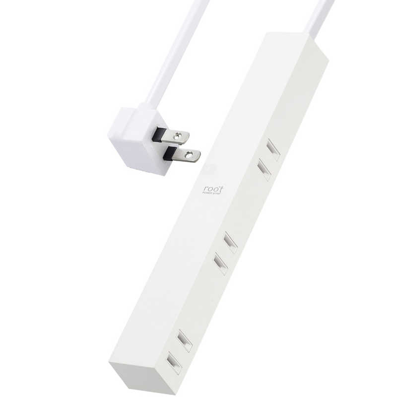 エレコム ELECOM デザインタップroo't AVT-D3-2615WH 2ピン 6個口