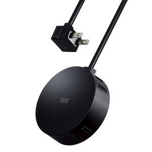 エレコム ELECOM デザインタップroo't(2ピン・4個口・丸型) AVT-D4-2425BK エレコム ELECOM デザインタップroo't(2ピン・4個口・丸型) AVT-D4-2425BK
