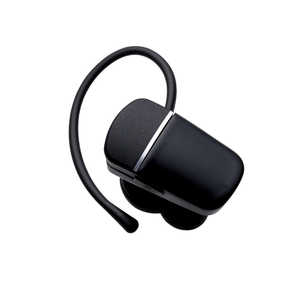 エレコム　ELECOM ヘッドセット ブラック [ワイヤレス(Bluetooth)+有線 /片耳 /イヤフックタイプ] LBT-HPS05PCBK