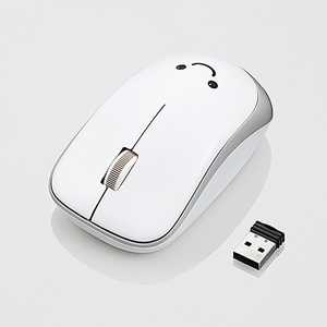 エレコム　ELECOM マウス (Windows11対応/Mac) ホワイト [IR LED /無線(ワイヤレス) /3ボタン /USB] M-IR07DRWH