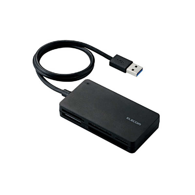 エレコム　ELECOM エレコム　ELECOM USB3.0高速メモリカードリーダ(スティックタイプ)(ブラック) MR3-A014SBK MR3-A014SBK
