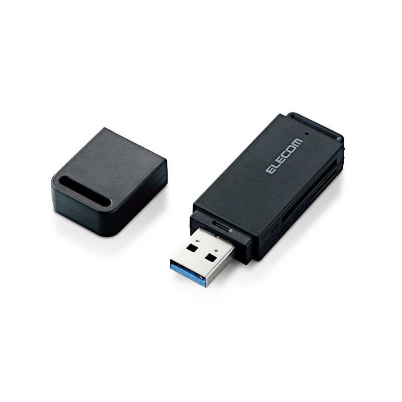 エレコム　ELECOM エレコム　ELECOM USB3.0高速メモリカードリーダ(スティックタイプ)(ブラック) MR3-D013SBK MR3-D013SBK