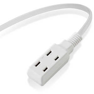 エレコム ELECOM モバイル電源タップ(2ピン式・3個口・0.3m・ホワイト) T-M303WH エレコム ELECOM モバイル電源タップ(2ピン式・3個口・0.3m・ホワイト) T-M303WH