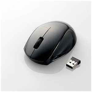 ＜コジマ＞ エレコム ELECOM ワイヤレスレーザーマウス M-LS14DLシリーズ Mサイズ(3ボタン) ブラック MLS14DLBK