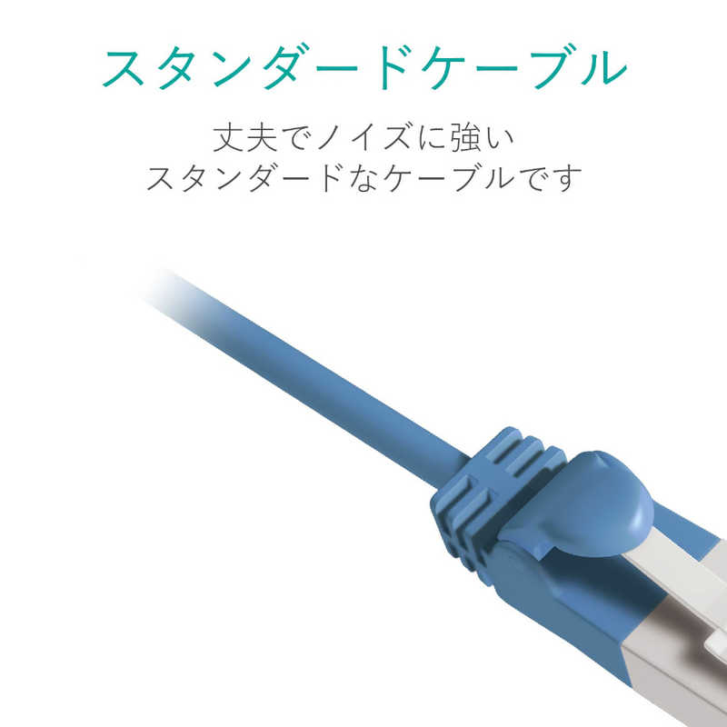 エレコム　ELECOM エレコム　ELECOM 【アウトレット】カテゴリー6対応 LANケーブル ツメ折れ防止 (ホワイト･0.5m) LD-C6T/WH05 LD-C6T/WH05