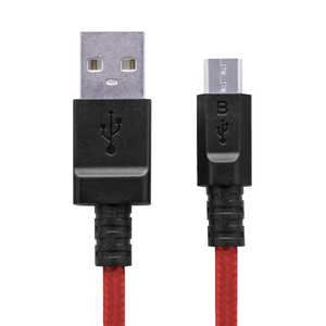エレコム　ELECOM スマートフォン用 USB microB  USB2.0ケーブル 充電･転送 2A MPA-AMBS2U15RD (1.5m･レッド)
