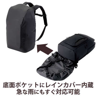 エレコム ELECOM バックパック 高機能モデル ブラック BM-BP03BK