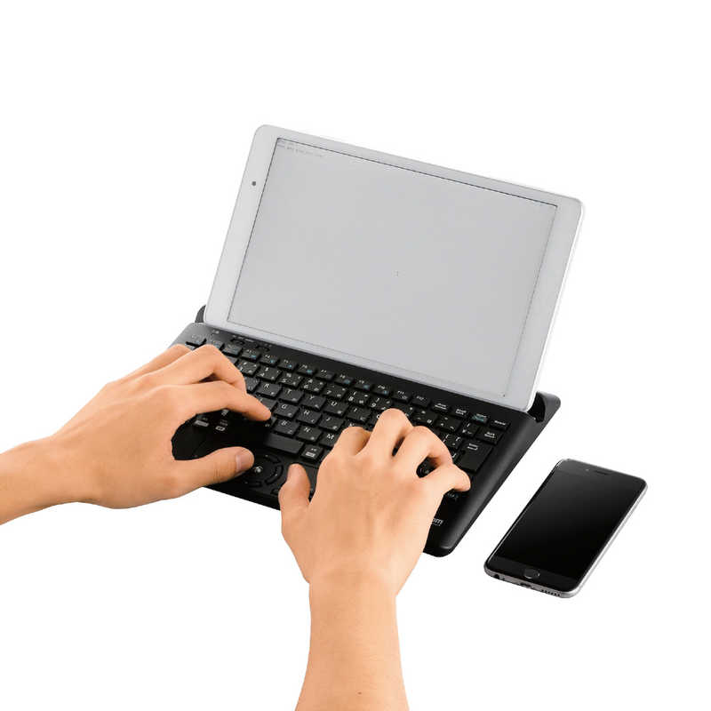 エレコム　ELECOM エレコム　ELECOM 【アウトレット】キーボード［タブレット用］トラックボール搭載 ブラック  TK-DCP03BK TK-DCP03BK